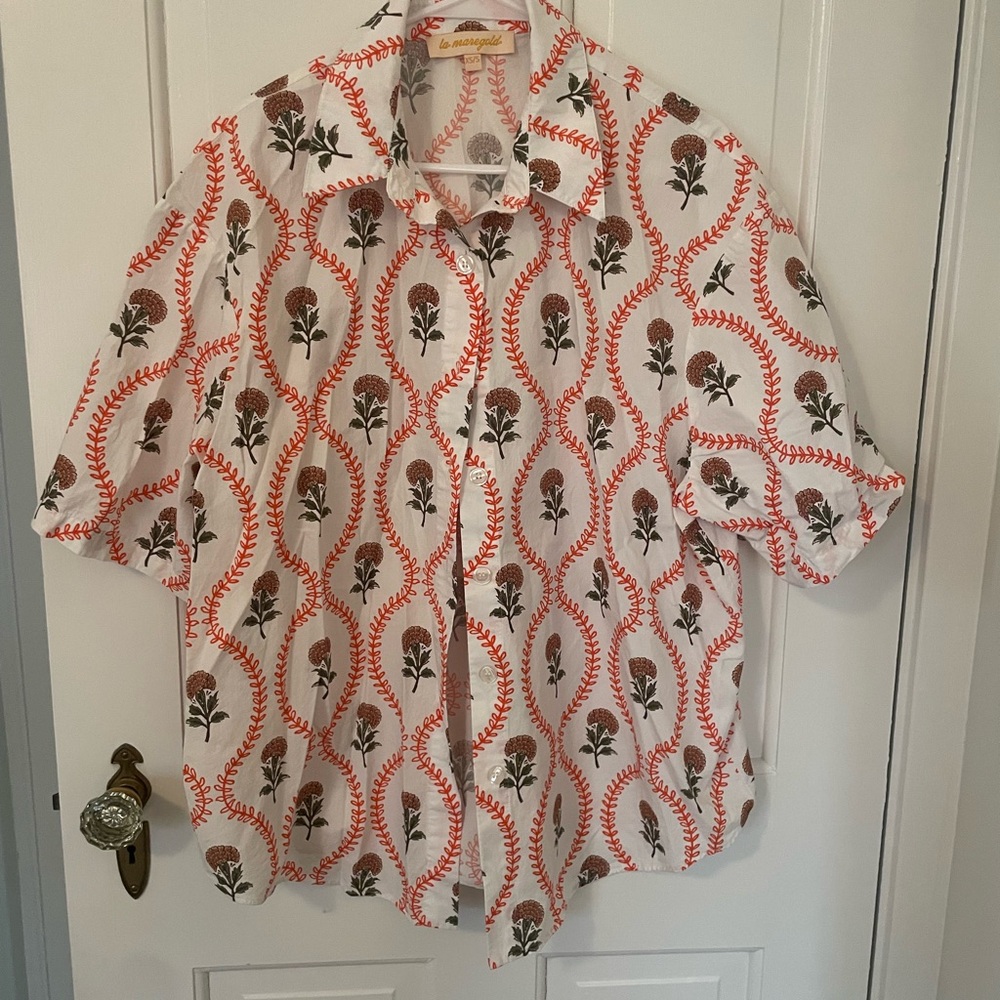 La Maregold cover up button up  - Size XS / S